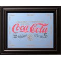 鏡 コカコーラ Coca-Cola パブミラー(5 Cents)