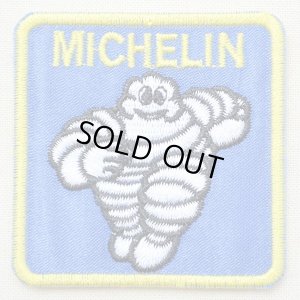画像1: ロゴワッペン Michelin ミシュラン ビバンダム(ブルー/スクエア) *メール便可
