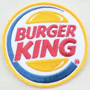 画像1: ロゴワッペン バーガーキング Burger King(ラウンド) *メール便可