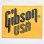 画像1: ロゴワッペン ギブソン Gibson USA*メール便可 (1)