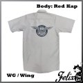 Felix UCC Work Shirt Silver/フィリックス UCC ワークシャツ シルバー/Wing/ウイング