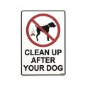 Sign Sticker/サインステッカー/CLEAN UP AFTER YOUR DOG/犬の後始末を