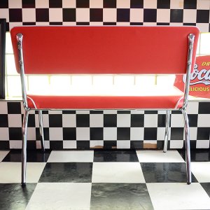 画像4: [送料無料] ベンチシート コカコーラ Coca-Cola 長椅子