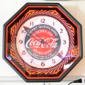 [送料無料] 壁掛け時計 Coca-Cola コカコーラ ネオンクロック(ブラック/レッド)