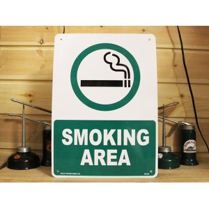 看板/プラサインボード 喫煙場所 Smoking Area
