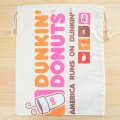 アメリカンロゴ巾着袋(L) ダンキンドーナツ Dunkin' Donuts *メール便可