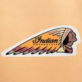 ガレージステッカー Indian インディアンモーターサイクル(ダイカット) シール アメリカン *メール便可