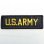 画像1: ミリタリーワッペン U.S.Army Tab ブラック アーミー アメリカ陸軍 *メール便可 (1)