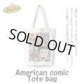 アメリカン コミックBETTYBOOP  トート エコ バッグ メンズ レディース 男女兼用 海外 マーケット USA キャラクター コットン ショッピング