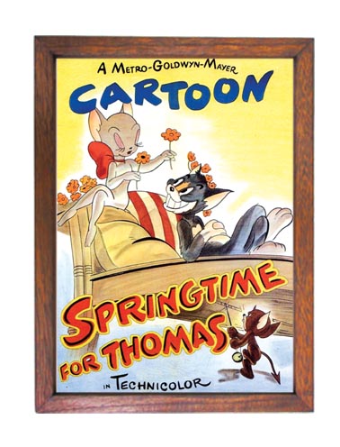 トムとジェリー Tom And Jerry広告ポスター 額入り アメリカ雑貨通販レイジーストア
