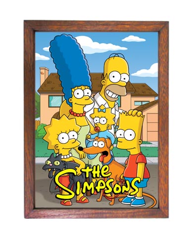 シンプソンズ Simpsons広告ポスター 額入り アメリカ雑貨通販レイジーストア