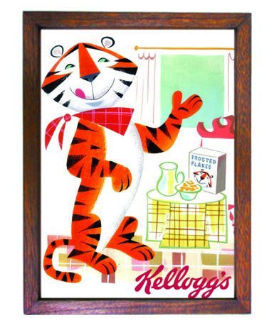 ケロッグ Kellogg S広告ポスター 額入り アメリカ雑貨通販レイジーストア