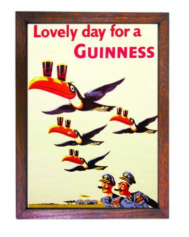 ギネス ビール Guinness広告ポスター 額入り アメリカ雑貨通販レイジーストア