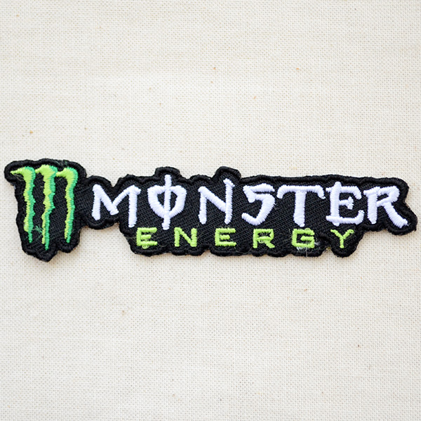ロゴワッペン モンスターエナジー Monster Energy 横長 メール便可 アメリカ雑貨 家具 看板 コカコーラグッズ通販 レイジーストア通販