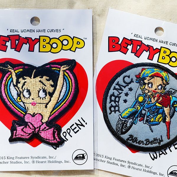 ワッペン ベティブープ Betty Boop(バイク)*メール便可 | アメリカ雑貨 