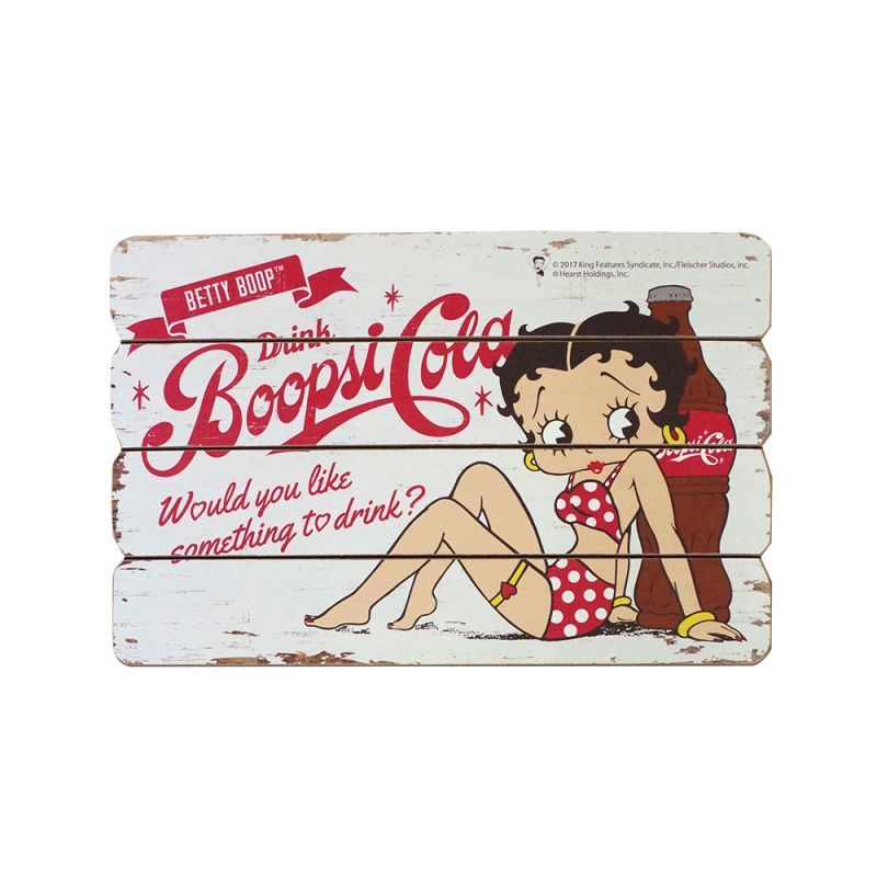 ベティーブープ Boobsi Cola アンティークボード アメリカ雑貨 家具 看板 コカコーラグッズ通販 レイジーストア