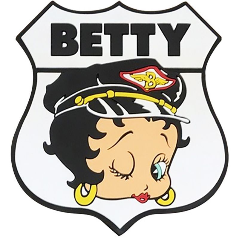 ラバーコースター Betty Boop Sign ベティブープ サイン メール便可 アメリカ雑貨 家具 看板 コカコーラグッズ通販 レイジーストア