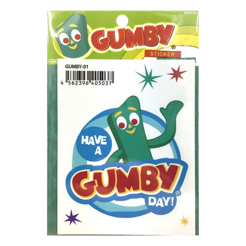 ステッカー シール Gumby ガンビー Have A Gumby Day メール便可 アメリカ雑貨 家具 看板 コカコーラグッズ通販 レイジーストア