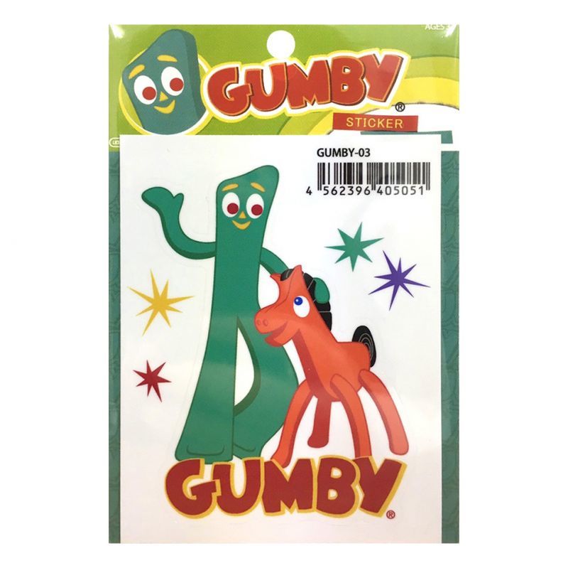 ステッカー シール Gumby ガンビー Gumby And Pokey メール便可 アメリカ雑貨 家具 看板 コカコーラグッズ通販 レイジーストア