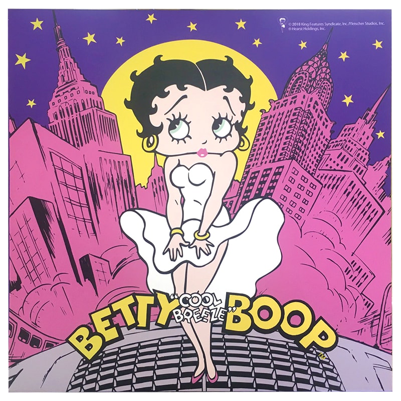 Betty Boop Led Canvas Light Betty Moon Led キャンバス ライト ベティームーン アメリカ雑貨 家具 看板 コカコーラグッズ通販 レイジーストア