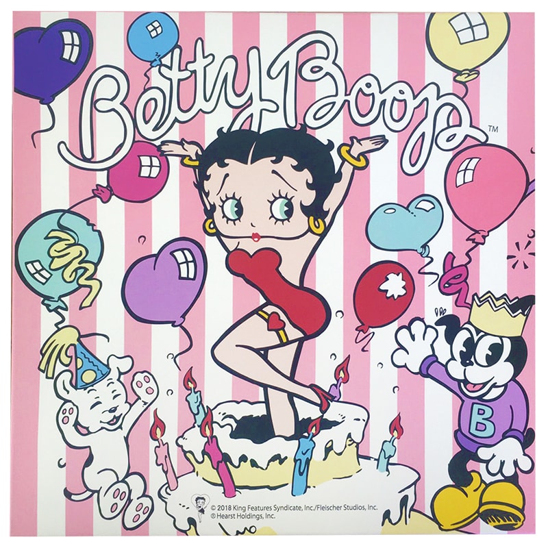 Betty Boop Led Canvas Light Betty Party Led キャンバス ライト ベティーパーティー アメリカ雑貨 家具 看板 コカコーラグッズ通販 レイジーストア
