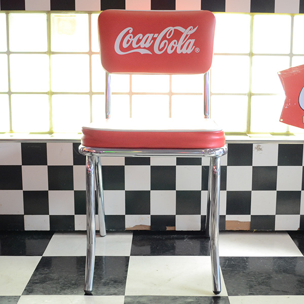 [送料無料] 椅子 Coca-Cola コカコーラ ロゴ入り チェア