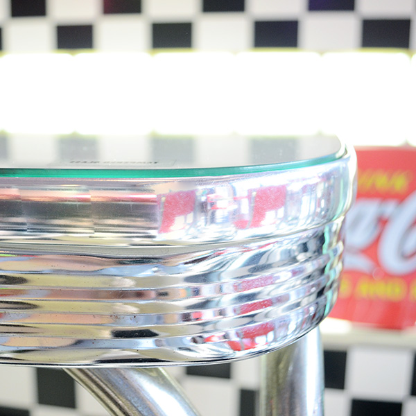 [Coca-Cola] Diner-Table With Glass Top / [コカコーラ] ダイナーテーブル ウィズ グラストップ 机 家具