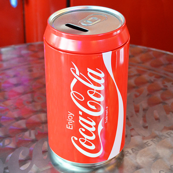 貯金箱 コカコーラ Coca Cola 缶スタイルコインバンク アメリカ雑貨 家具 看板 コカコーラグッズ通販 レイジーストア