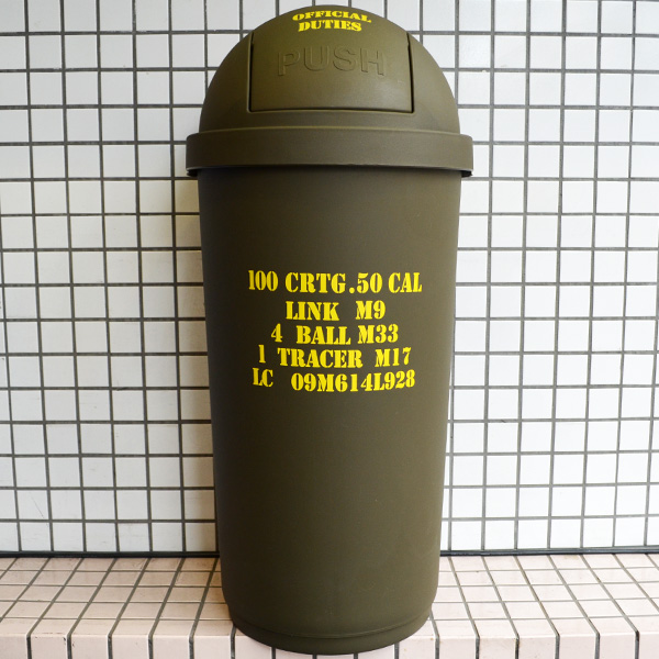 ゴミ箱/アメリカンダストボックス(45L) アーミー Army