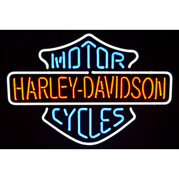 [送料無料] ネオンサイン ハーレーダビッドソン Harley-Davidson(バー&シールドのみ)