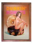 画像1: アメリカンレトロポスター(額入り) ダンキンドーナツ Dunkin' Donuts