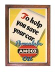 画像1: アメリカンレトロポスター(額入り) アモコオイル Amoco