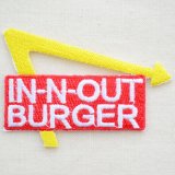 画像: ロゴワッペン In-N-Out Burger インアンドアウトバーガー*メール便可