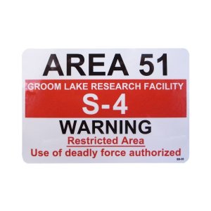 画像: Sign Sticker/サインステッカー/AREA 51/グルームレイク空軍基地