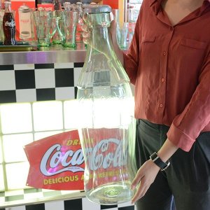 画像: 貯金箱 コカコーラ Coca-Cola ビン形 ビッグボトルコインバンク
