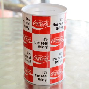 画像: 貯金箱 コカコーラ Coca-Cola TINコインバンク(スモールリアル)