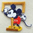 画像1: アルファベットワッペン ディズニー ミッキーマウス(T/イエローゴールド) *メール便可