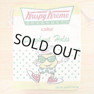 画像: アメリカンロゴ巾着袋(L) クリスピークリームドーナツ Krispy Kreme *メール便可