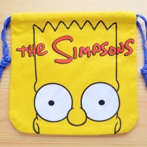 画像: アメリカンキャラ巾着袋(S) シンプソンズ Simpsons *メール便可