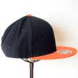 画像3: 帽子/キャップ オットー Otto フラットバイザー ウールブレンド(オレンジ×ブラック)