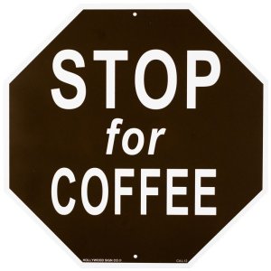 画像: 看板/プラサインボード ラージサイズ コーヒーを飲みに立ち寄って