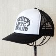 画像1: 帽子/メッシュキャップ トラックブランド Bronx(ブラック&ホワイト)