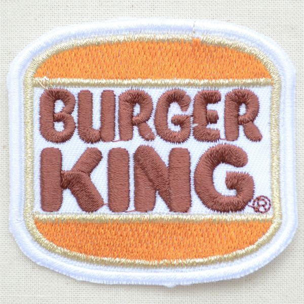 画像1: ロゴワッペン Burger King バーガーキング(スクエア)*メール便可