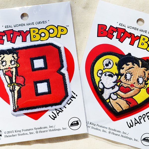 画像4: ワッペン ベティブープ Betty Boop(B/レッド&ブラック)*メール便可