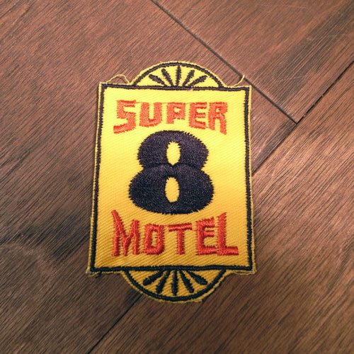 画像: ロゴワッペン スーパーエイトモーテル Super 8 Motel *メール便可