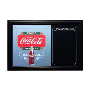 画像1: 鏡 コカコーラ Coca-Cola パブミラー&メニューボード(ポーズ/42x57cm)