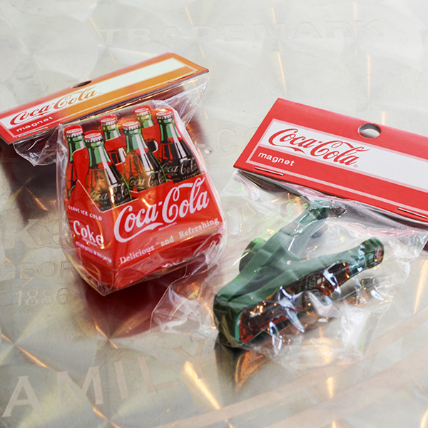 磁石/マグネットクリップ コカコーラ Coca-Cola(ボトルパック)