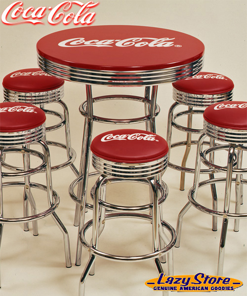 画像: [送料無料] ハイテーブル コカコーラ Coca-Cola 机