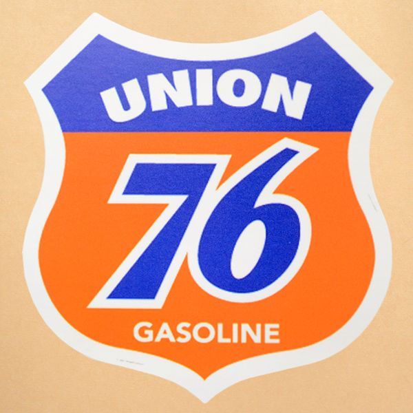 ガレージステッカー Union 76 Gasoline ナナロクオイル シール アメリカン *メール便可 アメリカ雑貨・家具・看板・コカコーラグッズ通販  レイジーストア