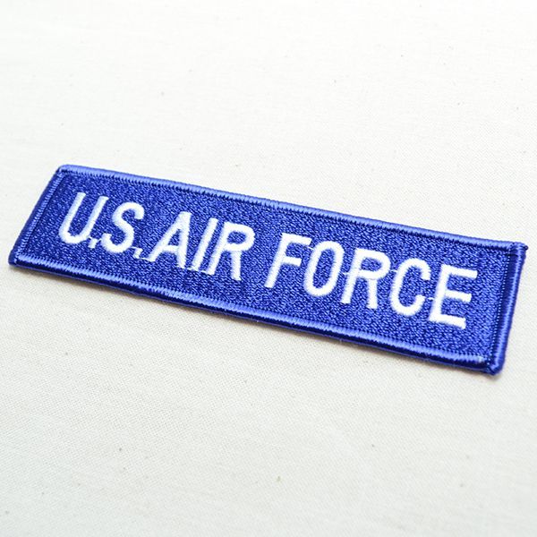 画像2: ミリタリーワッペン U.S.Air Force エアフォース Tab アメリカ空軍 ブルー *メール便可